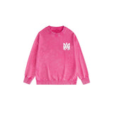 Amiri washed sweatshirt simple letter printing