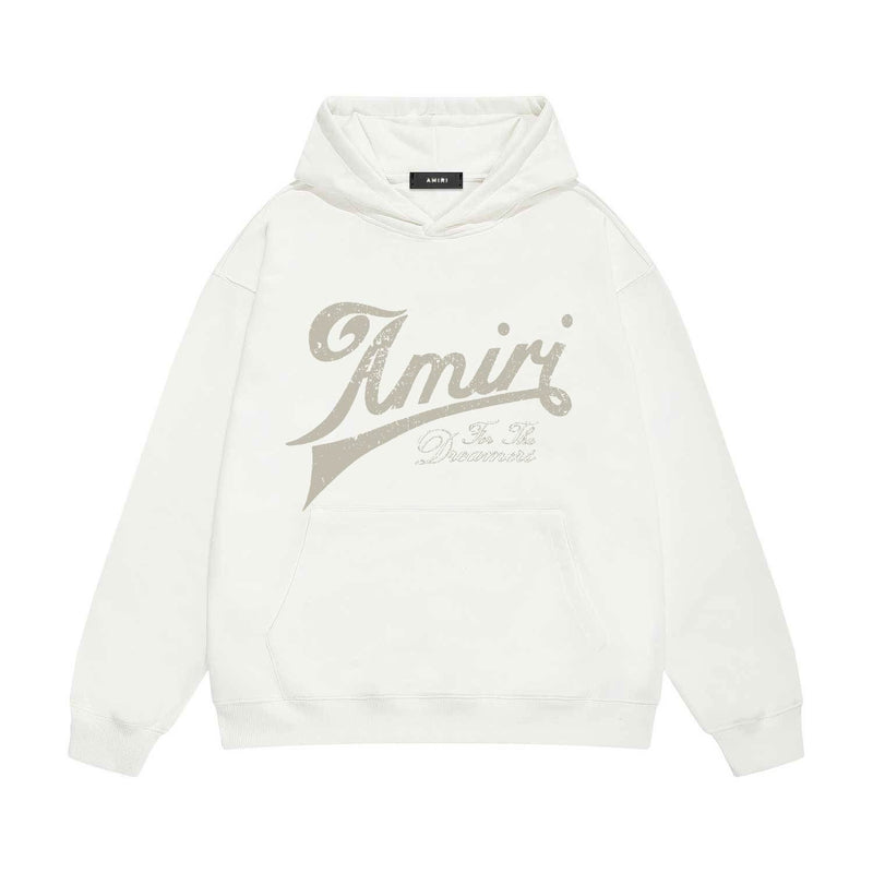 Amiri hoodie with distressed text printing