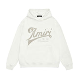 Amiri hoodie with distressed text printing