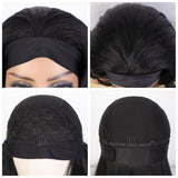 Women's Wigs Ice Silk Headband Wig with Curly Hair