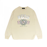 Amiri long sleeve shirts lion medal printing