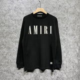 Amiri long sleeve shirts classic letter spider print