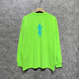 Amiri long sleeve shirts vertical small overlapping letterprinting