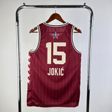 NBA Jerseys 24 season, All-Star, Red 15, Jokic