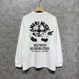 Amiri long sleeve shirts note fan printing