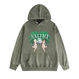 Amiri washed hoodie angel twins washed distressed printing