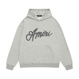 Amiri hoodie black and white print