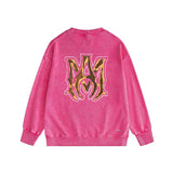 Amiri washed sweatshirt splashed paint bone print washed old