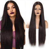Women's Wigs Middle Part Straight Lace Front Wig