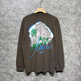 Amiri long sleeve shirts urban forest printing