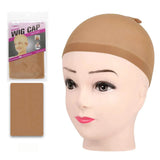 Wig Lace Hair Net - HD Transparent Invisible Elastic Mesh Cap (2-Pack)
