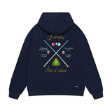 Amiri hoodie billiard cue country print