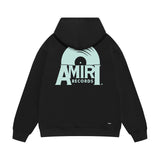 Amiri hoodie large radar shape printing