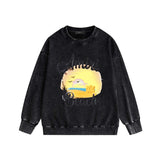 Amiri washed sweatshirt color dusk print washed old