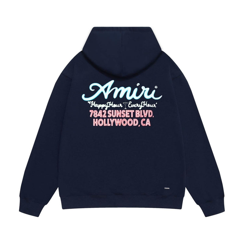 Amiri hoodie wine glass letterprinting