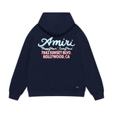 Amiri hoodie wine glass letterprinting