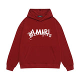Amiri hoodie letter cross print