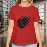 Baseball T-Shirts Casual Couple Tops