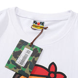 Bathing Ape T Shirt Summer, Ape Pirate Letter Print, Short Sleeve T-Shirt