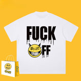 Drew T Shirts Smiley T-shirt Printed Short Sleeve