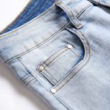 Mens Fashion Jeans Colored patch 8831#