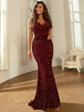 Women Party Dress Fashionable Sequins Elegant Formal Dress (Ss0416)