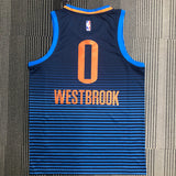 NBA Jerseys Thunder, Blue Stripe No. 0, Westbrook