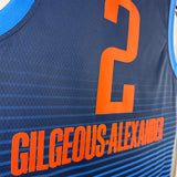 NBA Jerseys Thunder, Blue Stripe 2, Alexander