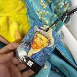 Bathing ape hoode bape van gogh joint wave sunflower