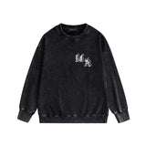 Amiri washed sweatshirt MA printed washed old