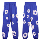Denim Tears Hoodie Sweatpants Kapok Foam Printed Hoodie Trousers Suit(Options need to be purchased separately)