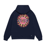 Amiri hoodie colorful sun print