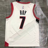 NBA Jerseys Season 21, Blazers, Home, White No. 7, Roy
