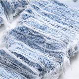 Mens Fashion Jeans Blue Ribbon 8862#