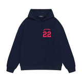 Amiri hoodie red letter bevel letterprinting
