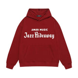 Amiri hoodie music letterprinting
