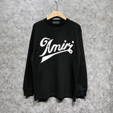 Amiri long sleeve shirts elegant letterprinting