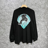 Amiri long sleeve shirts black panther printing