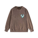 Amiri washed sweatshirt panther print washed old