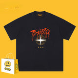 Drew T Shirts Short Sleeve Earth Print T-shirt