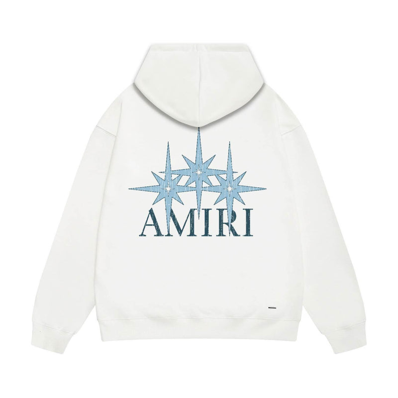Amiri hoodie bone crack star print