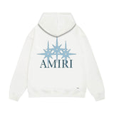 Amiri hoodie bone crack star print