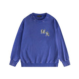 Amiri washed sweatshirt MA printed washed old