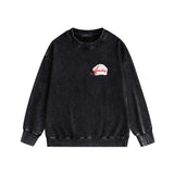 Amiri washed sweatshirt pink beach print washed old