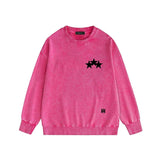 Amiri washed sweatshirt five-star little spider printing washed and distressed
