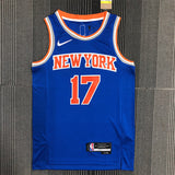 NBA Jerseys 75th Anniversary, Knicks, Blue 17, Jeremy Lin