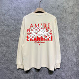 Amiri long sleeve shirts china limited bone printing