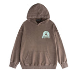 Amiri washed hoodie large radar washed and distressed printing
