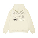 Amiri hoodie with distressed text printing