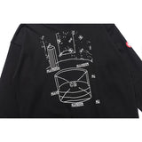 C.e. sweatshirt - autumn/winter c.e. geometric pattern letter crewneck pullover terry sweatshirt - wholesale